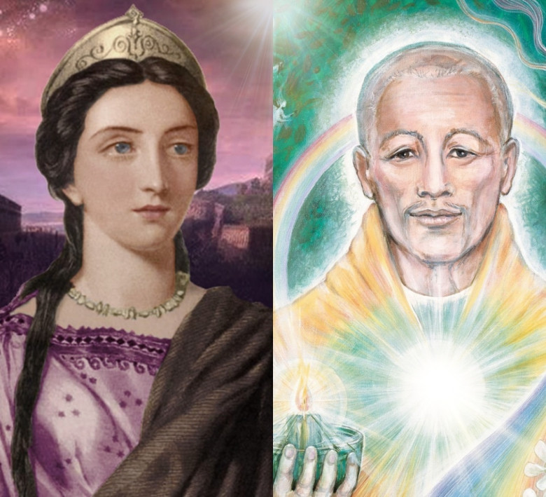 Conoscere i Maestri - esercizi e pratiche (Lady Portia e Djwal Khul) (maestri,lady portia,djwal khul,fiamma viola,meditazione,astrologia) La Porta della Luce