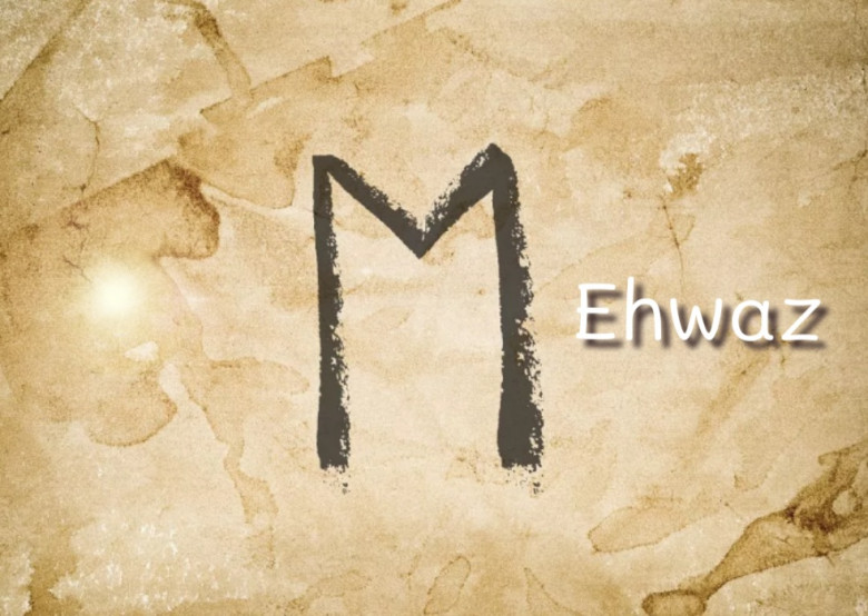 Rune - Ehwaz: stabilità e miglioramento (Ehwaz,rune,simbolo,amuleto,rovesciata,dritta) La Porta della Luce