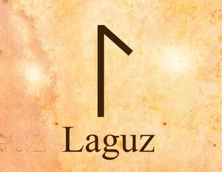 Rune - Laguz: intuizione e mistero (laguz,rune,simbolo,coscienza,diritta) La Porta della Luce