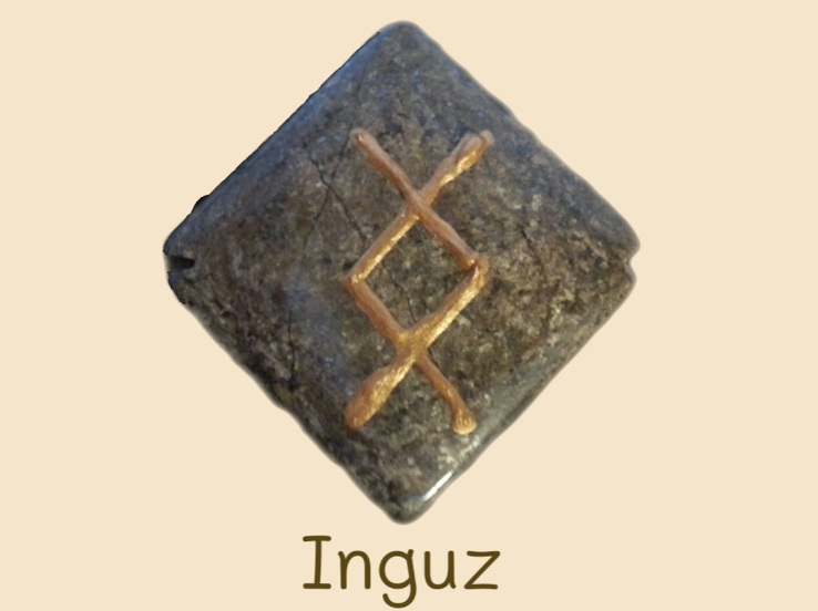 Rune - Inguz: armonia e gioia (inguz,rune,amuleto,dritta,capovolta,elenco) La Porta della Luce