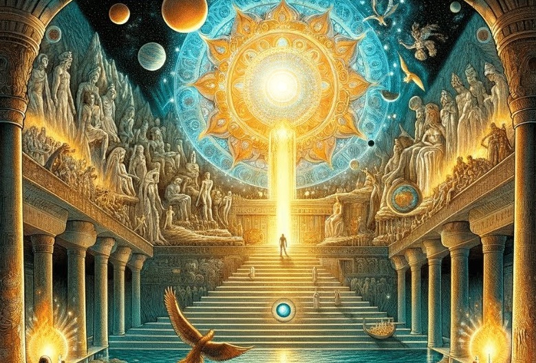 Le Tavole Smeraldine: Le Sale di Amenti (tavole smeraldine,sale di amenti,Thoth,fiore della vita,atlantide,lemuria) La Porta della Luce