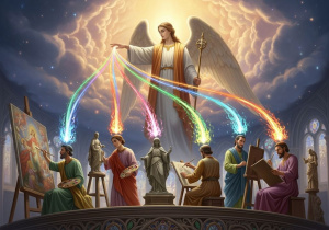 Come portare il Cielo sulla Terra - La Porta della Luce Come portare il Cielo sulla Terra (cielo,terra,portare,divino,maestri,creazione artistica) La Porta della Luce