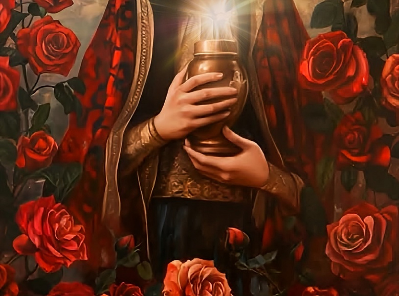 Il Raggio della Rosa Rossa e Maria Maddalena (maria maddalena,rosa rossa,cristo,balsamo,oli) La Porta della Luce